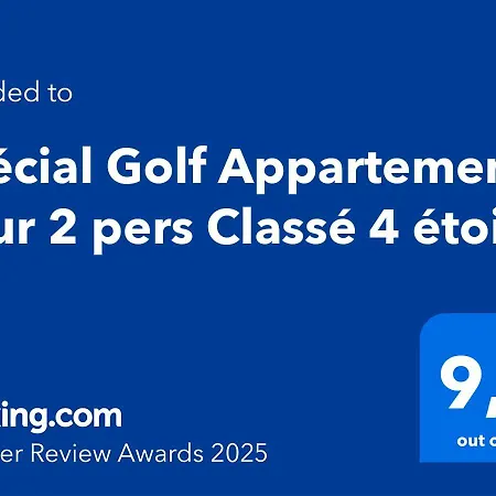 Special Golf Pour 2 Pers Classe 4 Etoiles Apartment